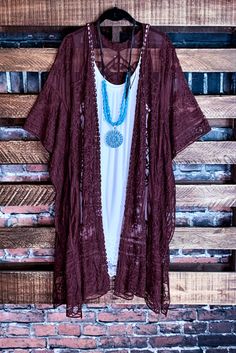 This gorgeous romantic Bohemian-Vintage look is such a Beautiful, timeless and charm addition to any occasion! One Size Plus ( will fit up to 3X ) Stunning sheer Lace long kimono Long Sheer lace cardigan kimono Duster with Pretty embroidery 50% Cotton 50% Polyester Colors may vary from different viewing devices Loose Fitting-Oversized-Runs Large Length 41/42" ***Jewelry and Slip sold separately Lace Duster, Lace Vest, Western Outfits Women, Lace Kimono, Lace Cardigan, Duster Cardigan, Long Kimono, Long Tunic, Boutique Online