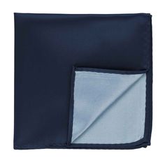 This premium navy blue pocket square measures a large, 12-inches by 12-inches to suit a wide variety of folds. Its woven material and smooth satin finish provide a sharp look that is suited for your most formal occasions. This is a one-sided pocket square made from a single piece of heavyweight material. (It’s made from the same fabric as our premium navy blue ties.) It has a gorgeous sheen that’s not especially shiny, but it’s not matte either. Make your pocket square a set and add a navy blue Elegant Blue Pocket Square For Semi-formal Occasions, Elegant Blue Semi-formal Pocket Square, Blue Classic Pocket Square For Business, Classic Blue Pocket Square For Business, Blue Elegant Handkerchiefs For Business, Elegant Blue Handkerchiefs For Business, Blue Rectangular Pocket Square For Formal Occasions, Classic Rectangular Pocket Square For Formal Occasions, Classic Rectangular Pocket Square For Formal Events