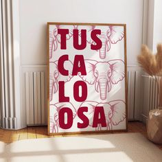 a red and white sign that says tus cajoosa in spanish on the wall