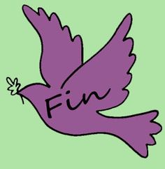 a purple bird with the word fun written on it