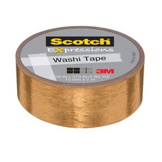 scotch expressions washi tape gold