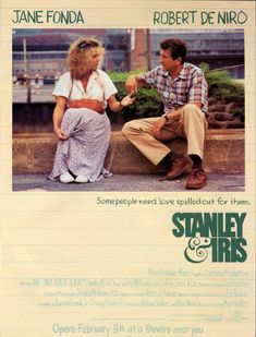 a movie poster for stand and talk with two people sitting on the curb talking to each other