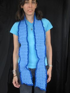 Check out this item in my Etsy shop https://www.etsy.com/listing/185704666/blue-ripple-crochet-scarf Blue Scarf Women, Ocean Wave Crochet, Ripple Crochet, Wave Crochet, Ripple Pattern, Ruffle Scarf, Green Scarf, Hooded Scarf, Cowl Scarf