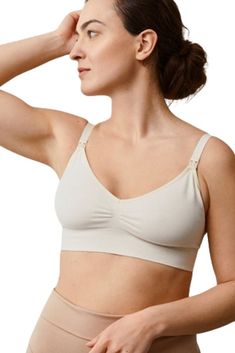 Boob Design Fast Food Organic Cotton Nursing Bra in Natural Undyed Cotton Nursing Bra, Cotton Bra, Cotton Bras, Perfect Bra, Figure 8, Nursing Bra, Wide Bands, Nursing, Sports Bra