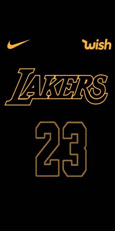 the nike logo is shown in gold and black, with the number twenty on it