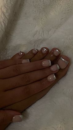 Short Classy Nails, Ongles Bling Bling, Everyday Nails, Overlay Nails, Casual Nails, Classy Acrylic Nails