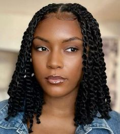 Bob Braids Hairstyles, Tan Skin Blonde Hair, Twisted Hair, African Hair Braiding Styles, Twist Styles, Pelo Afro, Twist Braid Hairstyles