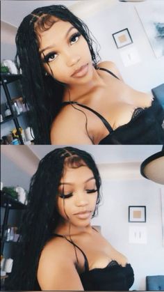 Aesthetic Hair Black, Hair Black Women, Pretty Braided Hairstyles, Girls Braids, Dope Hairstyles, Hair Black, Box Braids Hairstyles