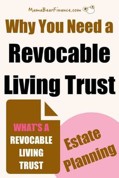 How To Set Up A Living Trust, Living Trust Checklist, How To Set Up A Trust, Living Will, Wills And Estate Planning, Living Will Template, Emergency Preparedness Binder, Setting Up A Trust, Revocable Trust