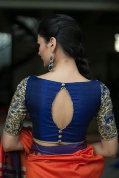 Bead Edging, Indian Blouse Designs