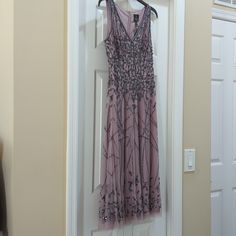 Nwt Adrianna Pappell Dress Size 0 Gold Midi Dress, Mesh Cocktail Dress, Silk Halter Dress, Rouched Dress, Floral Dress Formal, Black Short Sleeve Dress, Pink Dress Women, Floral Chiffon Dress, Crochet Lace Dress