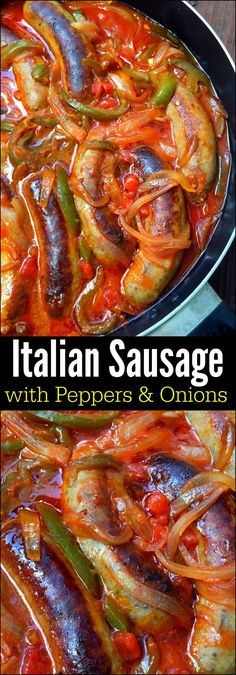 italian sausage with peppers and onions