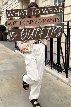 What To Wear With Cargo Pants, Green Cargo Pants Outfit, Cargo Pants Outfit, Fun Heels, Big Fashion