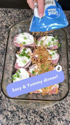 Kristin's Friends on TikTok Kristin's Friends, Pork Meals, Easy Delicious Dinners, Recipe Tiktok, Pork Chop Recipe, Friends Recipes, Pork Dinner, One Dish Meals, Recipes Pork