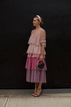 Tiered Tulle Skirt, Blair Eadie, Skirt Tulle, Tulle Top, Tulle Midi Skirt, Mode Inspo, Looks Style, Mode Inspiration, Look Fashion