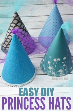 easy diy princess hats for kids to make