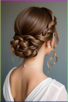 One of the most exciting parts of wedding preparation is choosing the perfect hairstyles for your bridesmaids. When it comes to bridesmaid hairstyles, updo Wedding Bride Hairstyles, Make Up Sposa, Greek Hair, Bridesmaid Hairstyle, Hairstyle Updo, Updo Braids, Wedding Dresses Elegant, Wedding Braids