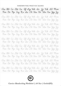 Free Printable Penmanship Worksheets Penmanship Worksheets, Cursive Handwriting Sheets, Cursive Practice Sheets, Beautiful Penmanship, Free Handwriting Worksheets, Penmanship Handwriting, Printable Handwriting Worksheets, Cursive Writing Practice Sheets, Handwriting Worksheet