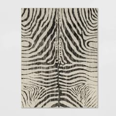 2'3"x7' Zebra Striped Woven Rug Black - Threshold™ : Target Zebra Rug Decor, Cruella Room, Tiger Print Rug, Zebra Carpet, Black Rug Bedroom, Zebra Bedding, Zebra Print Rug, Funky Rug, Bar Remodel