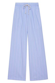 Our signature Pop Pant, crafted with 100% cotton poplin. A year round closet staple, featuring a wide leg fit, customizable rise and drawcord waist. Set it up with — The Pop Button Down or Rib Tank Made in LA Striped Cotton Wide Leg Pants, Spring Loungewear Pants With Vertical Stripes, Cotton Wide Leg Pants With Vertical Stripes, Cotton Wide Leg Trousers With Vertical Stripes, Casual Relaxed Fit Wide Leg Pants With Vertical Stripes, Pinstripe Wide Leg Cotton Bottoms, Spring Cotton Wide Leg Pants With Vertical Stripes, Striped Wide-leg Cotton Pants, Spring Wide Leg Cotton Pants With Vertical Stripes