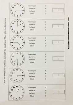 a paper with an image of clocks and time zones on the inside of each page