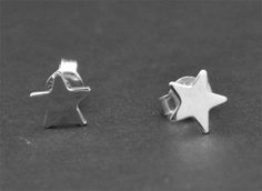 Sterling silver Star stud post earrings, small star post earrings Sterling Silver Star Earrings, Silver Star Earrings, Minimalist Earrings Studs, Minimalist Studs, Star Earrings Stud, Star Studs, Everyday Earrings, Silver Stars, Star Earrings