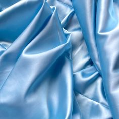 the blue fabric is very soft and shiny