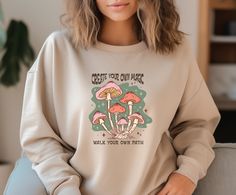 Creat your own magic, Kindness sweatshirt, Cute Saying sweatshirt, Inspirational sweatshirt, Positive Quote sweat, Motivational sweat 🦋ABOUT PASSIONTEEAPPAREL STORE On your special days, when you want to make your loved ones happy with a special gift, we are always with you with our soft, comfortable, first-class t-shirts and special designs for you. If you have any questions, concerns or comments about our products, do not hesitate to send us a message any time. be, 🦋HOW TO ORDER * Choose you Custom Print Long Sleeve Sweatshirt Relaxed Fit, Custom Print Long Sleeve Relaxed Fit Sweatshirt, Kindness Sweatshirt, Cute Sweats, Nature Designs, Sweatshirt Cute, Cotton Gifts, Positive Quote, Dallas Tx