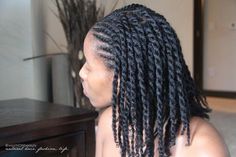 Loose Twists Are Perfect For Length Retention Get Inspired By This Gallery 2 Strand Twist, Flat Twist Styles, Flat Twist Hairstyles, Natural Hair Twist Out, Twisted Hair, Flat Twist