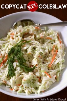 a white bowl filled with coleslaw and carrots