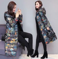 Free & Fast shipping 100% Satisfaction guarantee 30 Days Money Back 100% DELIVERED & TRACKED lowest price guranteed on all orders top quality Your Best Choice & 5 STAR SERVICE 2020 Chic Womens Winter Long Floral Down Parka Trench Coat Hooded Warm Jacket DESCRIPTION Brand Unbranded Size S-5XL Size Type Regular Style Trech coat Accents Down coat Closure Zip Collar Style Hooded Country/Region of Manufacture China Department Women Features Print Fit Slim Garment Care Hand Wash Only Handmade No Insul Spring Long Coat With Detachable Hood, Hooded Fall Parka, Long Down Coat, Summer Leggings, Parka Women, Duck Down Jacket, Winter Print, Plus Size Coats, Womens Winter