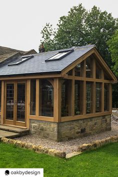 a house with a pitched roof and windows