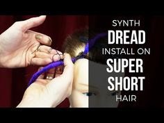 Dread Installation, Dreads Installation, Synthetic Dreads Installation, Dreads Short Hair