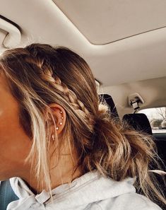 Preppy Hairstyles, Hair Volleyball Hairstyles, Hair Stylist Life, Volleyball Hairstyles, Aesthetic Hair