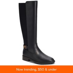 in stock Black Riding Boots, Women Of Faith, Lug Sole, Black Leather Boots, Black Boots, Riding Boots, Knee High, Black Leather, Pick Up