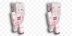 an animal with pink and white squares on it's body