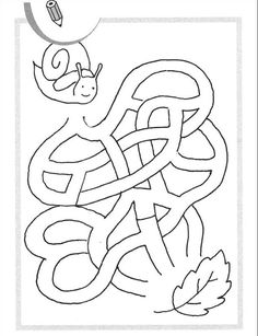 an image of a snake that is in the middle of a maze with leaves on it