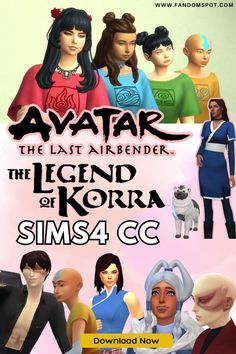 Bring Avatar and Korra CC into your TS4 gameplay with this list of custom content! Sims 4 Avatar The Last Airbender, Atla Sims 4 Cc, Avatar The Last Airbender Sims 4 Cc, Avatar Sims 4 Cc, Sims 4 Cc Avatar, Sims 4 Avatar, Avatar Show, Back In 2005, Avatar Korra