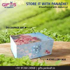 an image of a box with flowers on it