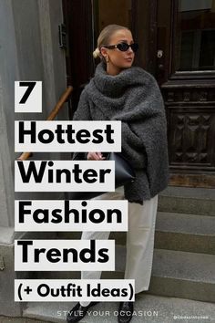 50+ Amazing Winter Outfit Ideas that You have to see. Winter outfits | Winter Outfits Ideas | Cute winter outfits #winter #winteroutfits #cuteoutfits Winter 2025 Fashion Trends Women, Winter 2025 Fashion Trends, Comfy Outfits Winter, Winter Outfits Warm, Classy Winter Outfits