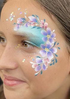 Facepaint, Body Painting, Face Paint, Facial, Paint, Drawings, Makeup, Flowers