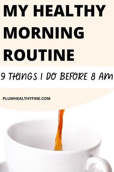 Here are 9 morning habits you can use to create the healthiest morning routine for yourself | healthy morning tips | morning habits to start | things to do before 8 am | my healthy morning routine | morning habits + morning routine Morning Schedule, Pray For Strength, Morning Routine Checklist, Healthy Food Habits, Productive Morning, Health Affirmations, Morning Person, Healthy Morning Routine, Morning Habits