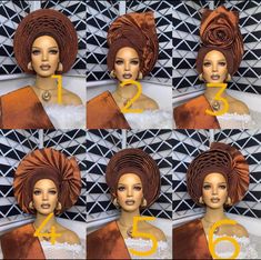 Ankara Auto Gele Styles, Auto Gele Styles For Asoebi, Aso Oke Gele Styles, Nigerian Gele Styles, African Gele Styles, Bridal Gele Styles, Headtie Styles, How To Tie Gele By Yourself