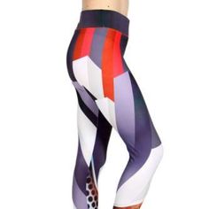 Activewear/Fashion Active Pants/T76 Workout Leggings Dotgraphic Digital Print Workout Leggings Soft And Stretchy Workout Leggings Waist : 13 Inches Flat, Outseam : 36 Inches 95% Polyester 5% Spandex 6.2oz Stretch Graphic Print Bottoms For Athleisure, Athleisure Graphic Print Stretch Bottoms, Casual Yoga Bottoms With Color Block, Casual Color Block Yoga Bottoms, Sporty Multicolor Workout Pants, Sporty Multicolor Bottoms With Graphic Print, Trendy Multicolor Workout Pants, Trendy Multicolor Gym Bottoms, Casual Color Block Leggings For Workout