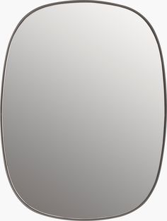 an image of a square shaped mirror on a white background with grey border around the edges