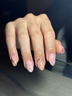 Pretty Fingernails, Trendy Almond Nails, Ideas Uñas, Colorful Nail Designs, Nail Bar, Opi Nails, Cute Nail Designs, Short Acrylic Nails, Gold Nails