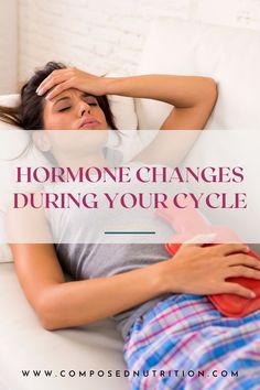 In this post you'll learn about hormone changes during your cycle so you can support your period cycle phases! Learning about how your hormone levels change each cycle is one way to give insight on your own menstrual regularity, hormone regulation, and potential symptoms. Find more period hacks and cycle tracking tips at composednutrition.com. Period Hormones