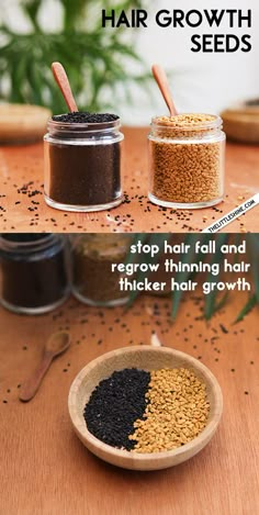 hair-growth-seeds-3 Thick Hair Growth, Natural Hair Treatments, Regrow Hair