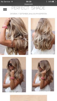 An amazing colour Pinterest Hair, Brown Blonde Hair, Hair Color And Cut, Hair Envy, Great Hair, Blonde Hair Color, Hair Dos, Gorgeous Hair, Balayage Hair