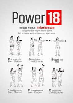 DAREBEE Workouts Darbee Workout, Workout Fat Burning, Muscle Workout, Weight Training Workouts, Ab Workout At Home, Workout Schedule